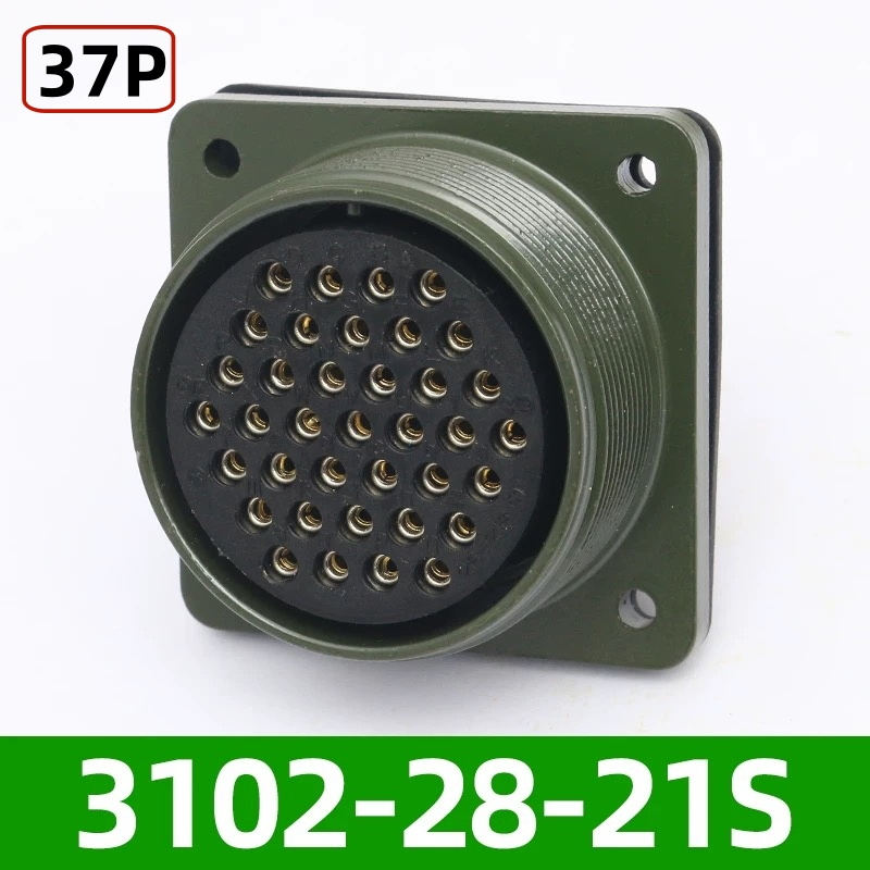 37pin 13A Ms3106A-28-21s Mil5015 Conector Circular para Motor Servo CNC