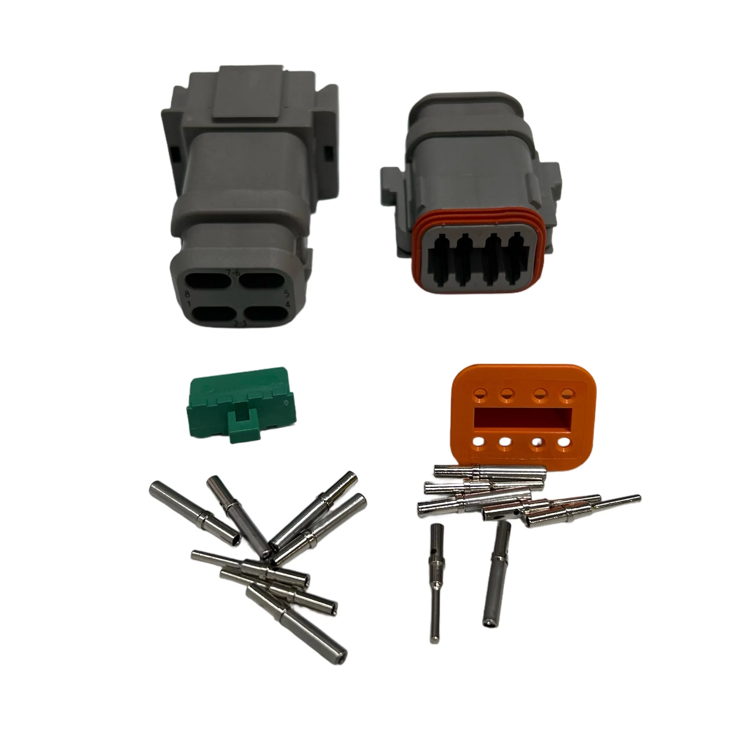 4/6/8/12 Pin Dt06-6s-E008 Dt06-6p-E008 Conector Dt Macho y Hembra Automotriz Impermeable Sellado Con Conector de Coche con Terminal