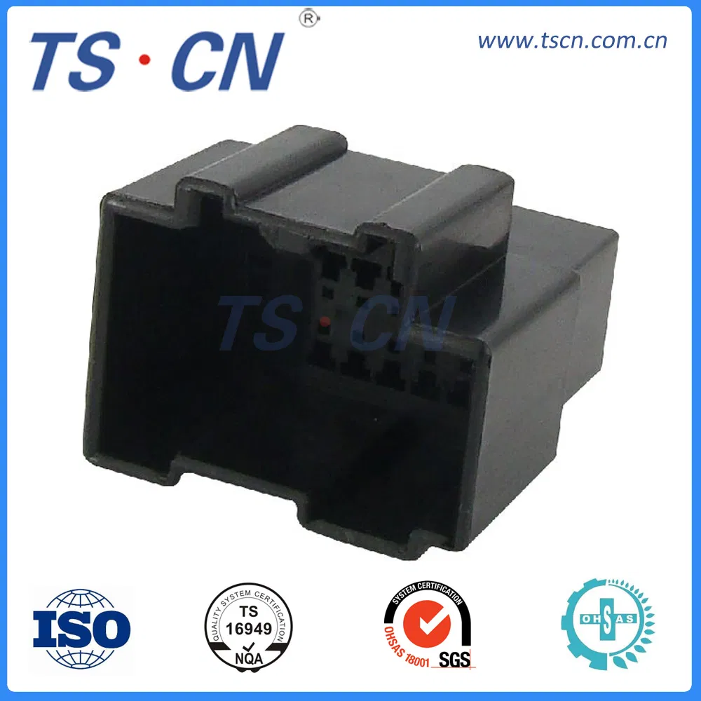 Conector de terminal macho de arnés de cable automotriz de plástico de General Motor Ts2105-16p-11rd
