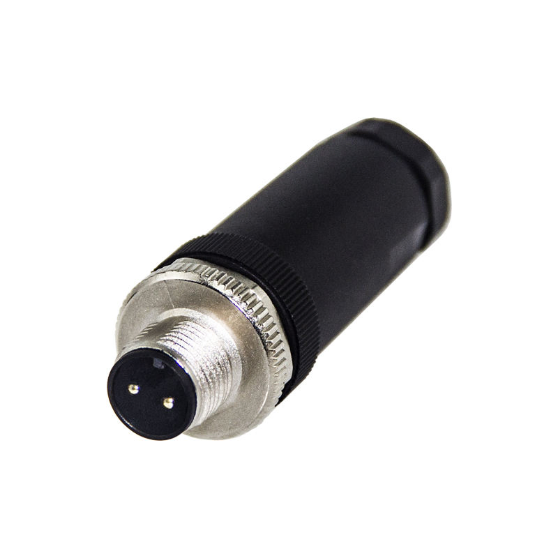 M12 Conector 4 Pin Automatización Industrial Sensor Circular Recto Macho Hembra IP67 Conector Impermeable
