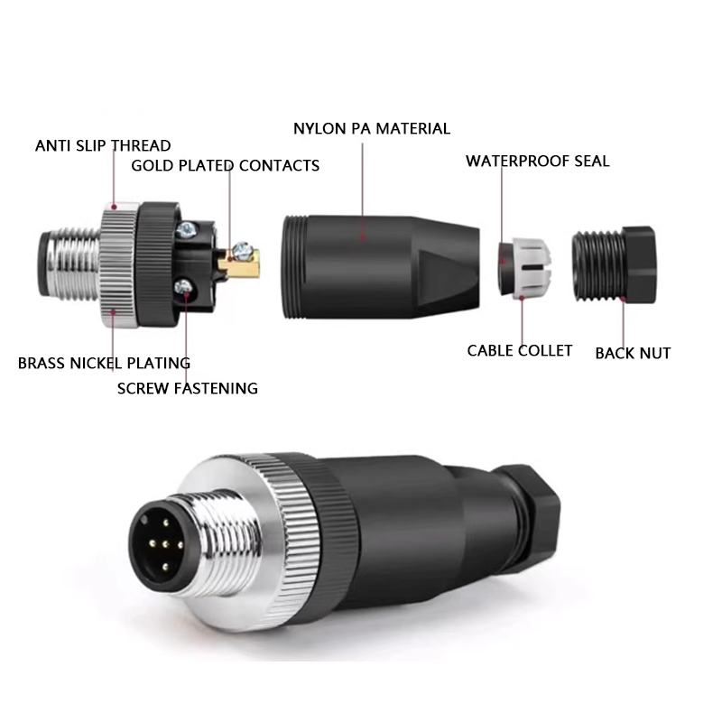 Ventas Directas de Fábrica Bexkom Sensor de Robot Serie M M5 M8 M12 Conector Impermeable de Equipos Industriales