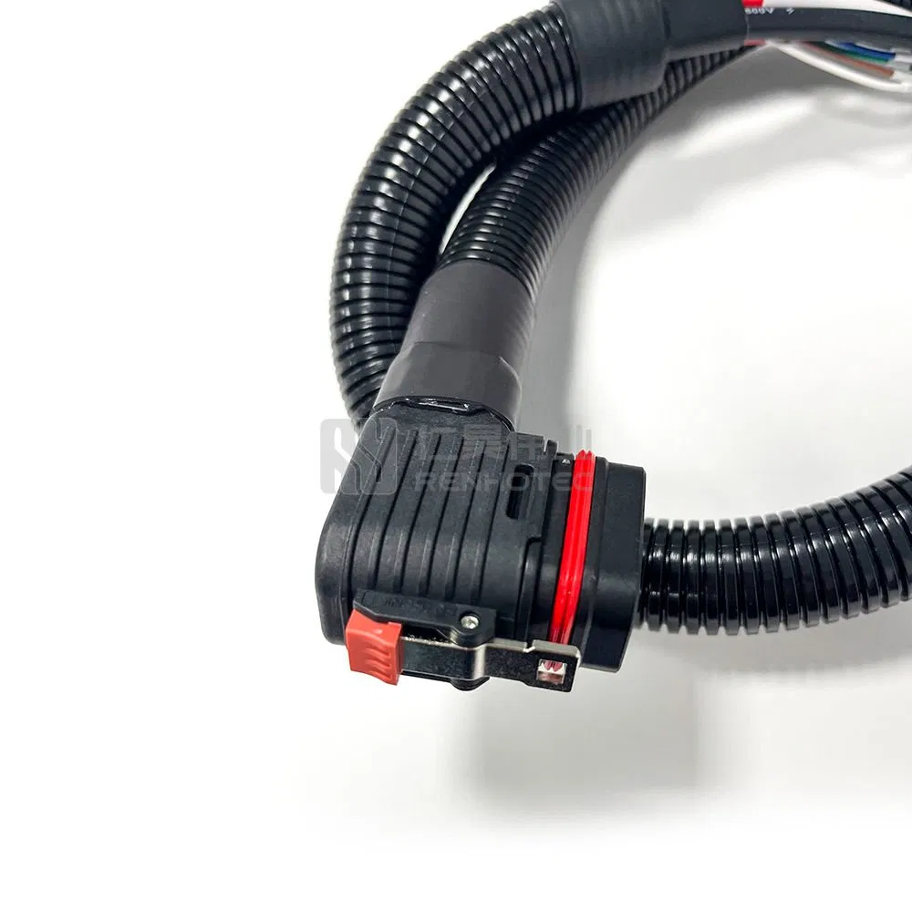 3pin+12pin Conector híbrido de alta tensión, enchufe y toma de plástico eléctrico para potencia automotriz