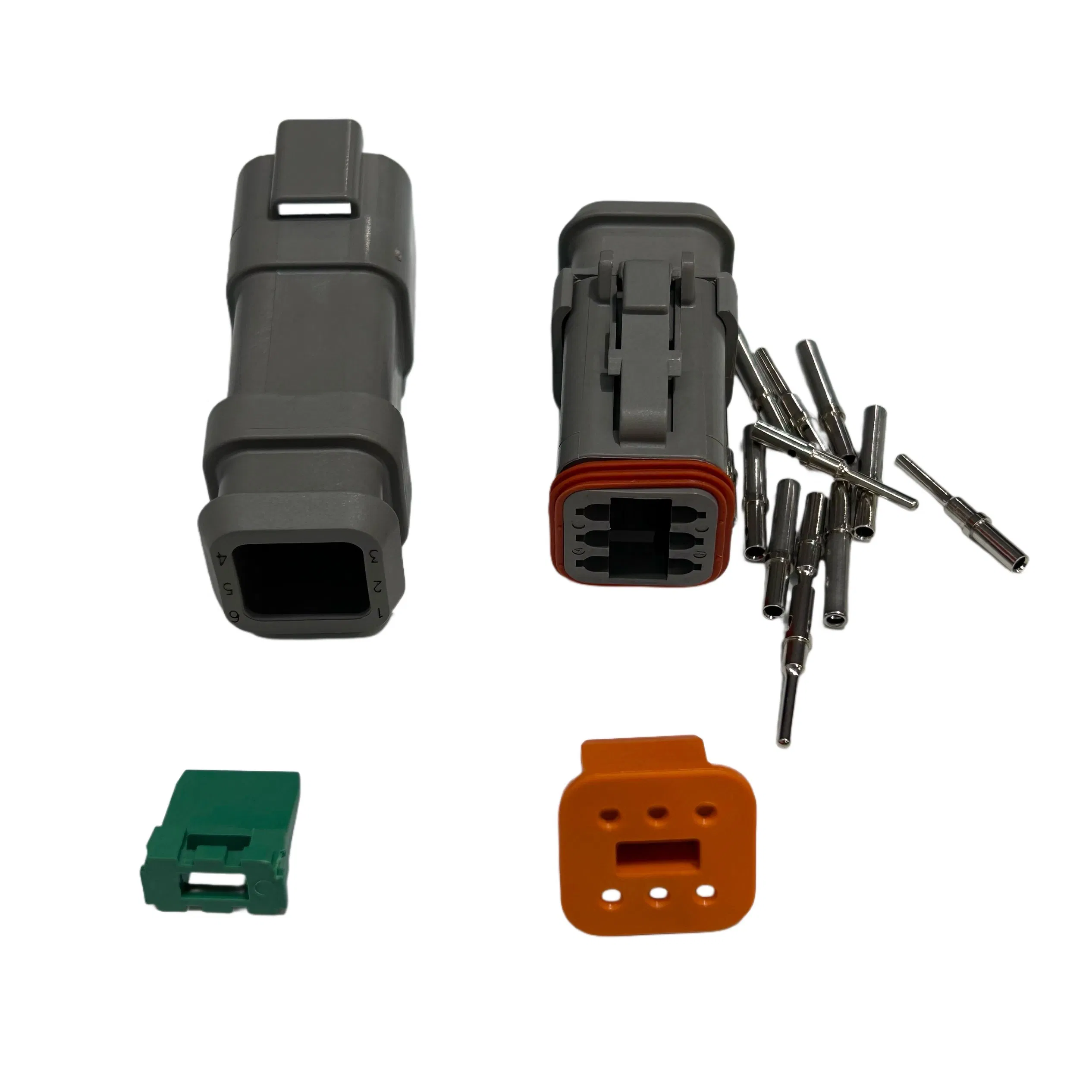 4/6/8/12 Pin Dt06-6s-E008 Dt06-6p-E008 Conector Dt Macho y Hembra Automotriz Impermeable Sellado Con Conector de Coche con Terminal