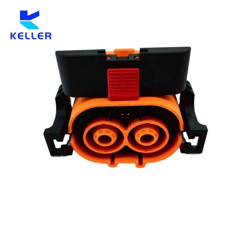 Conjunto de arnés de cableado con blindaje metálico de alta tensión Hvil 2 con conector para sistema automotriz eléctrico Hvc2p60fs1