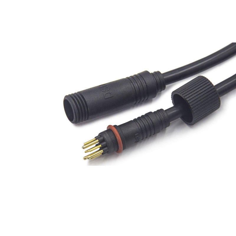Conector de Cabeza de Motor Directo M13 Adaptador Automotriz Macho Hembra (3+6) 9 Enchufe IP67 Conector de Cable Impermeable