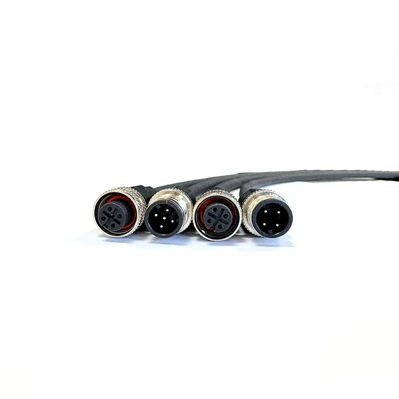 Conectores Eléctricos Automotrices M12 Conectores de Sensor Macho y Hembra