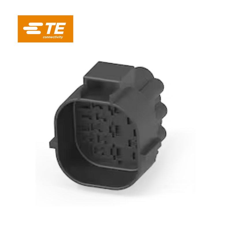 Conector hembra de carcasa de fila Genuine Te/Tyco/AMP para arnes de cableado de ECU automotriz 368482-1 3 Filas 2mm/9.5mm Paso