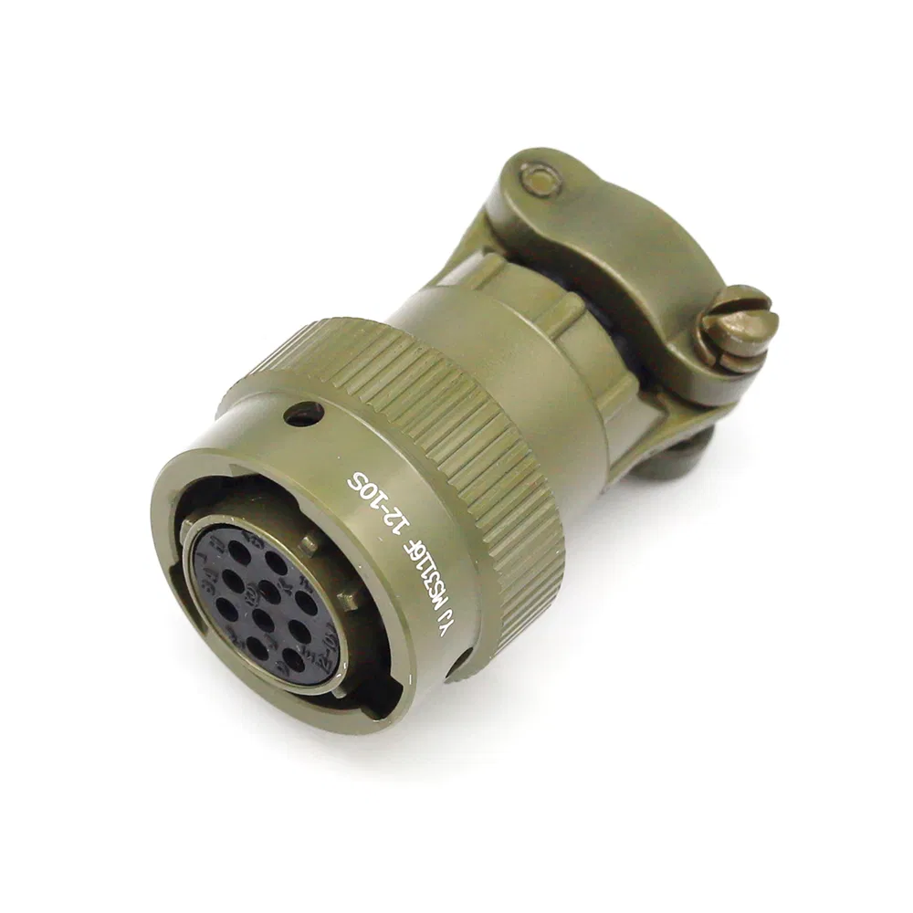 Conector de soldadura con bloqueo de bayoneta duradero para 10-Pin aplicaciones