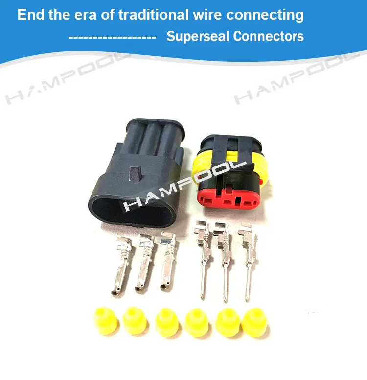 Conector de cable eléctrico de alta tensión para automóviles