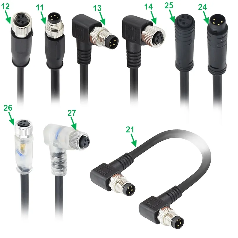 Cables con conector M8