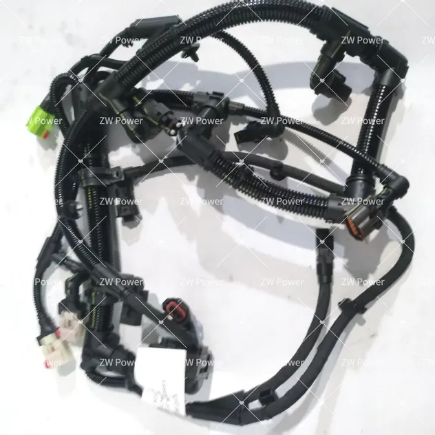 Detalle del arnés de motor