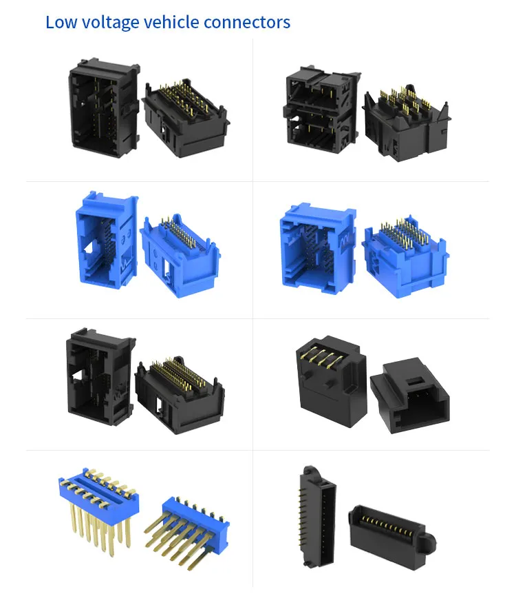Conector vertical de encabezado PCB de cable eléctrico automotriz personalizado de OEM
