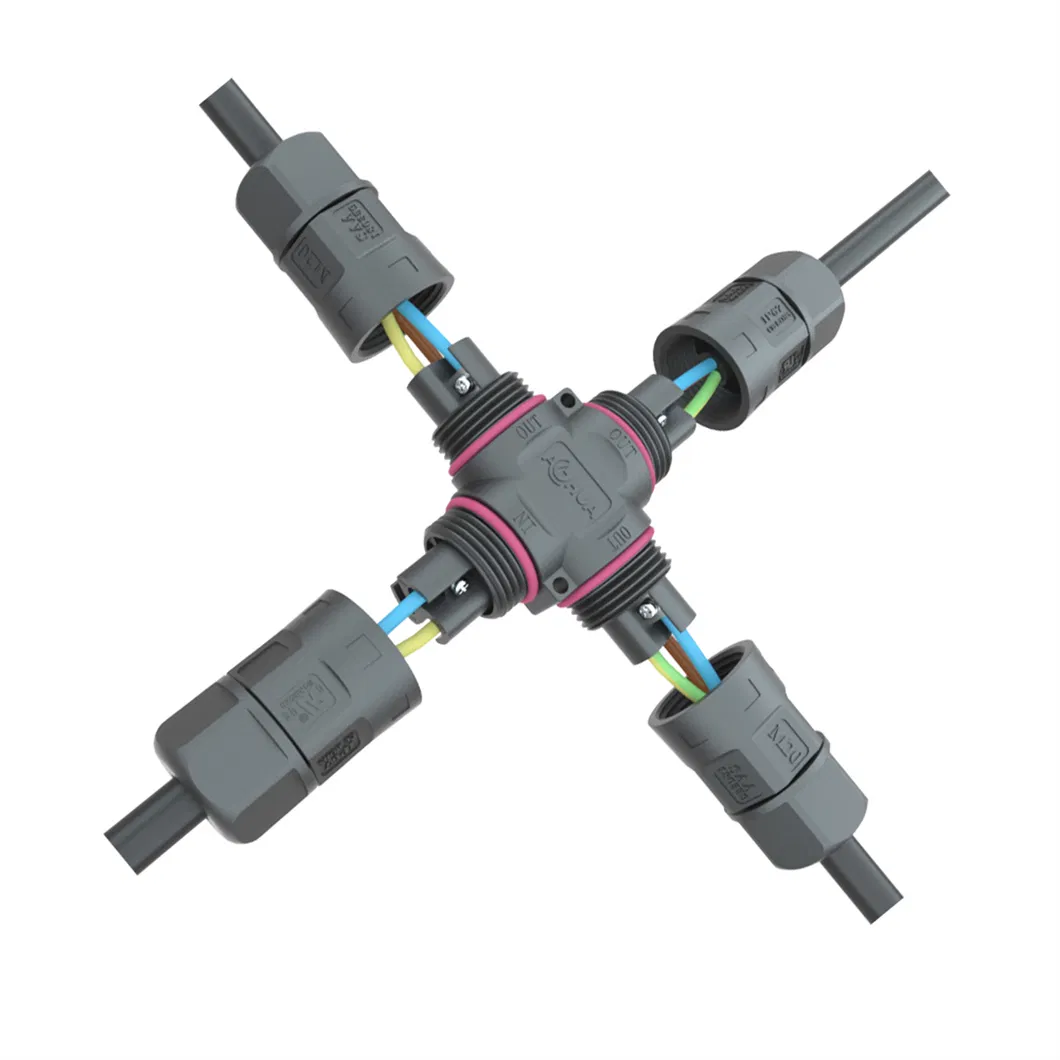 Conector impermeable M20 desmontado