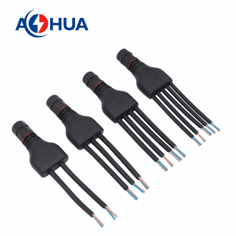 Conector de iluminación de invernadero interior ODM tipo Y con fijación rápida por tornillo divisor 1 en 2/3/4/5 formas de salida, conector a prueba de agua para lámpara de crecimiento de plantas