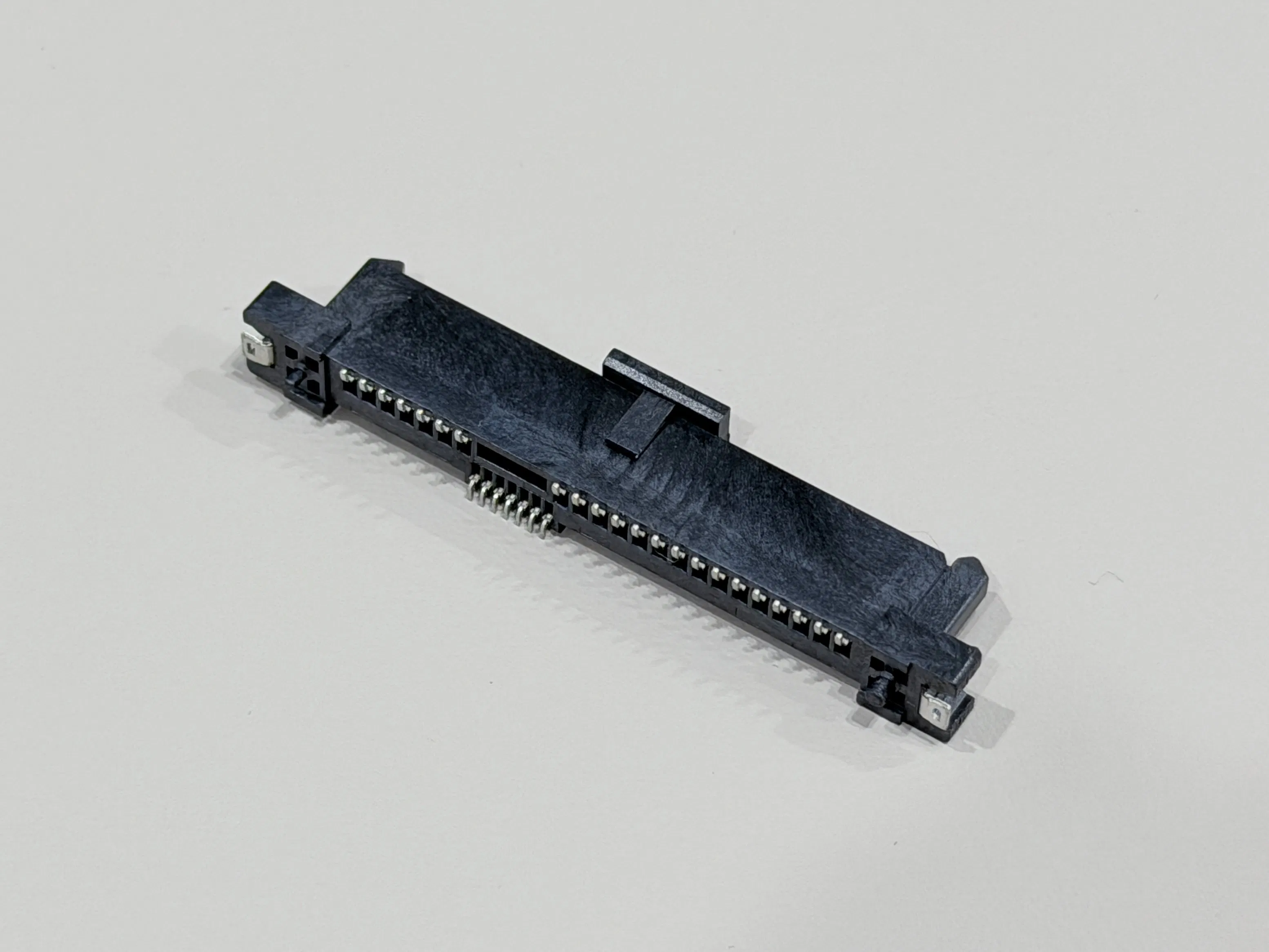 Sas 29pin Conector PCB Femenino SMT 1.27mm Paso, 30u" Conector de Terminal de Señal Electrónica de Oro para Servidor, Potencia Automotriz y Transmisión de Cable Personalizado
