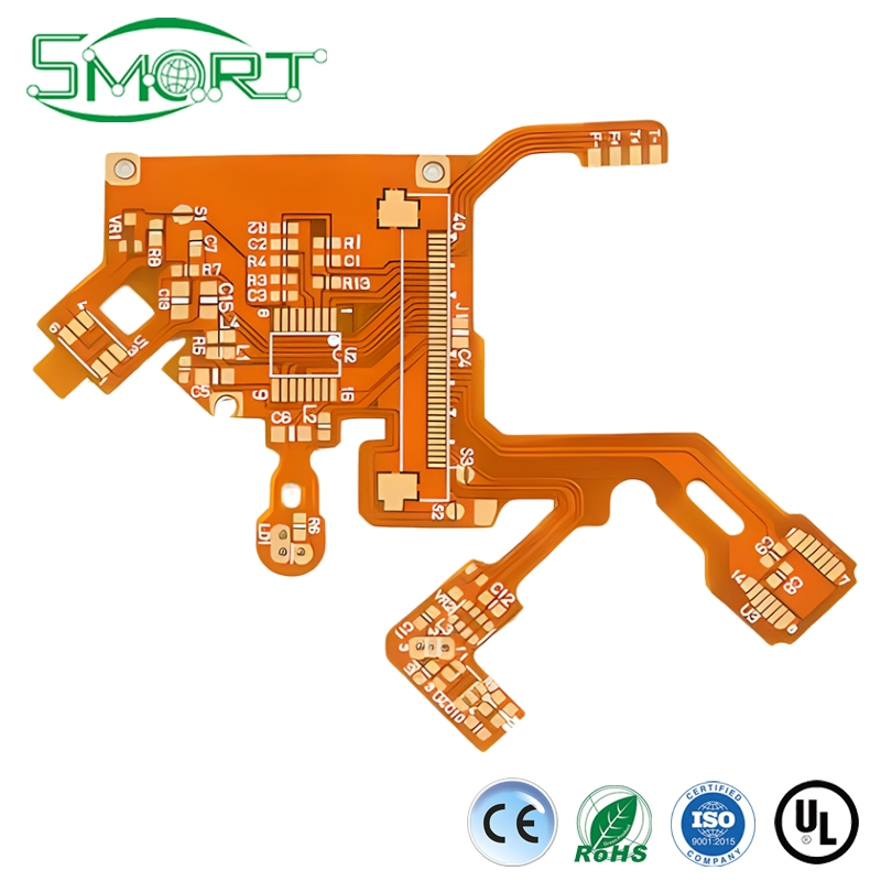 Placa de circuito impreso flexible de iluminación automotriz personalizada de alta fiabilidad, luz trasera de doble cara