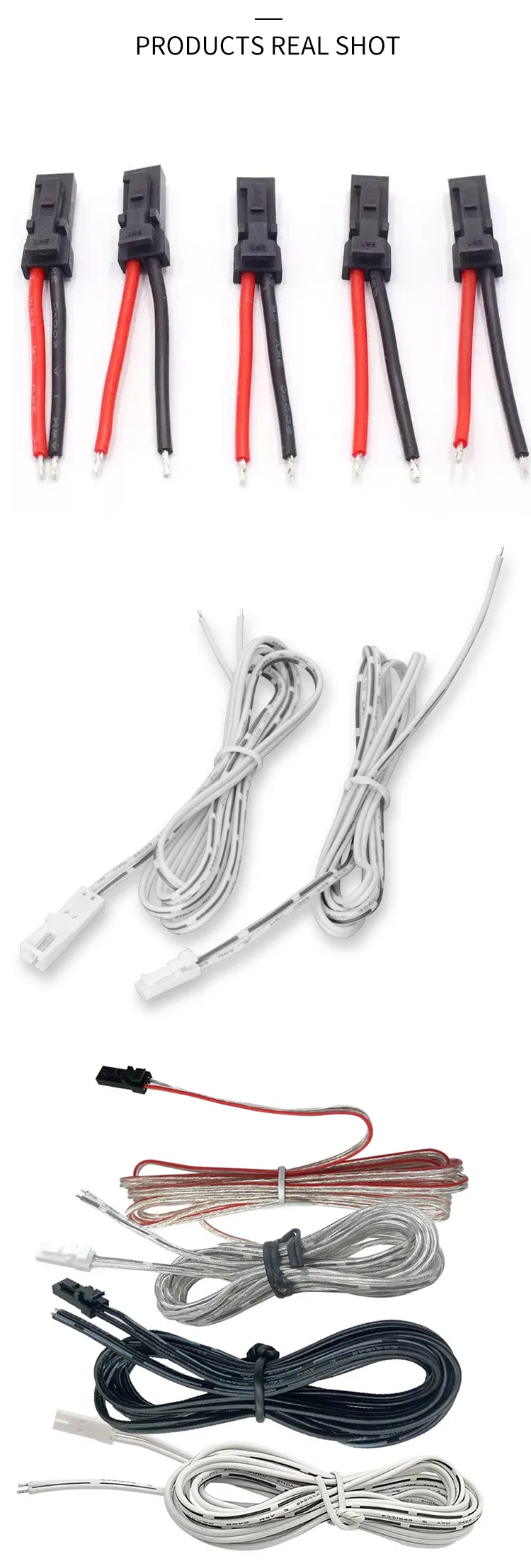 Conector macho LED conectores DuPont para cable de iluminación de gabinete LED