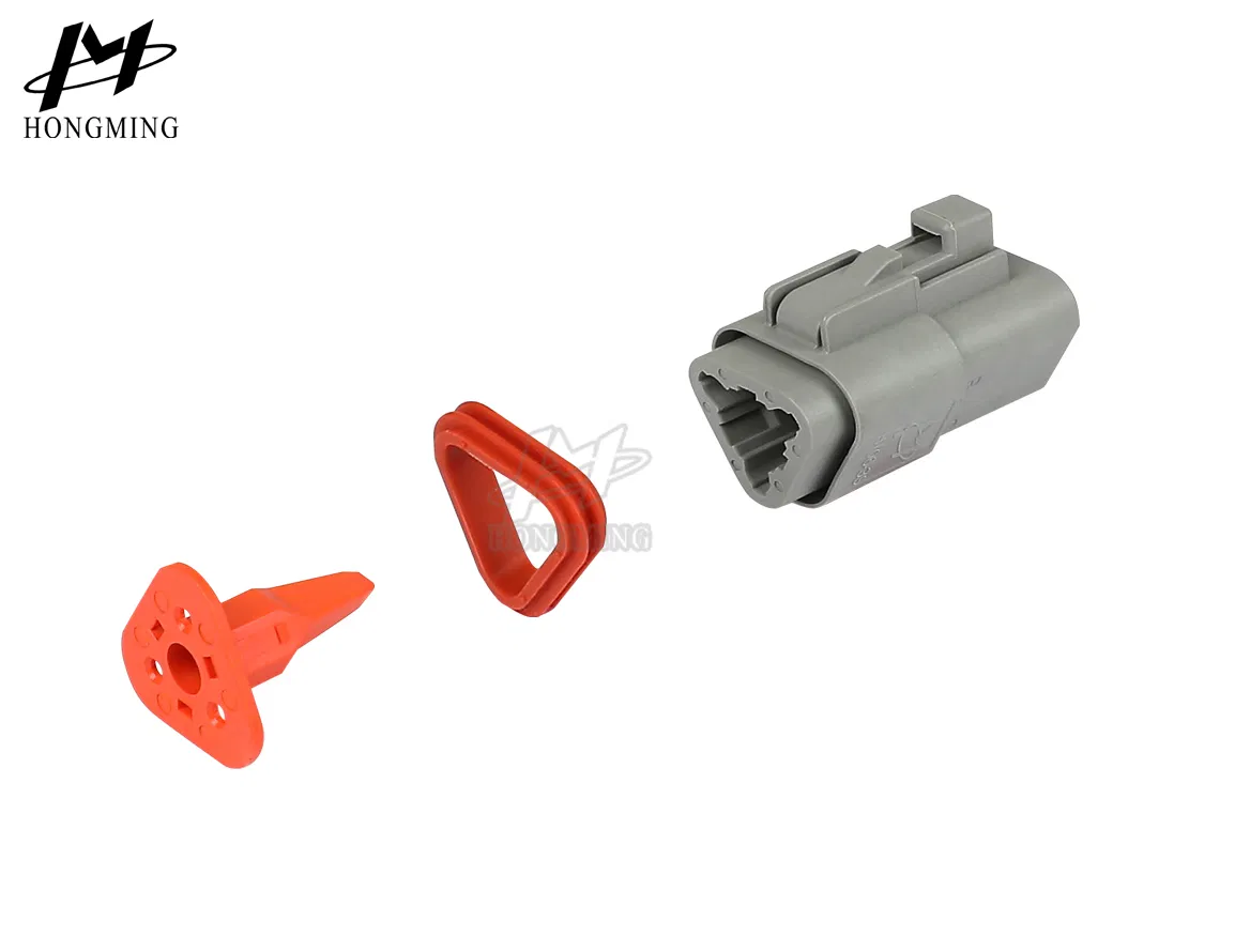Conector Deutsch adecuado para el motor de la puerta de aceite 12-Wire con enchufe macho hembra, piezas de maquinaria de construcción