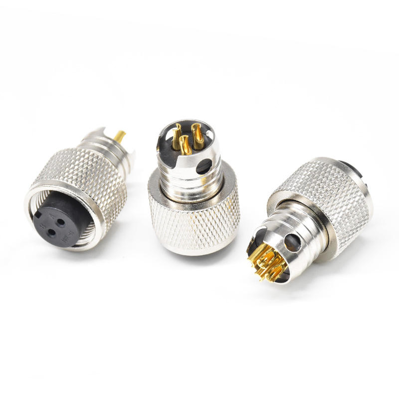 Conector Solder Tipo Femenino Moldable a Prueba de Agua Industrial Automotriz Ms-10SL2/3/4 IP67