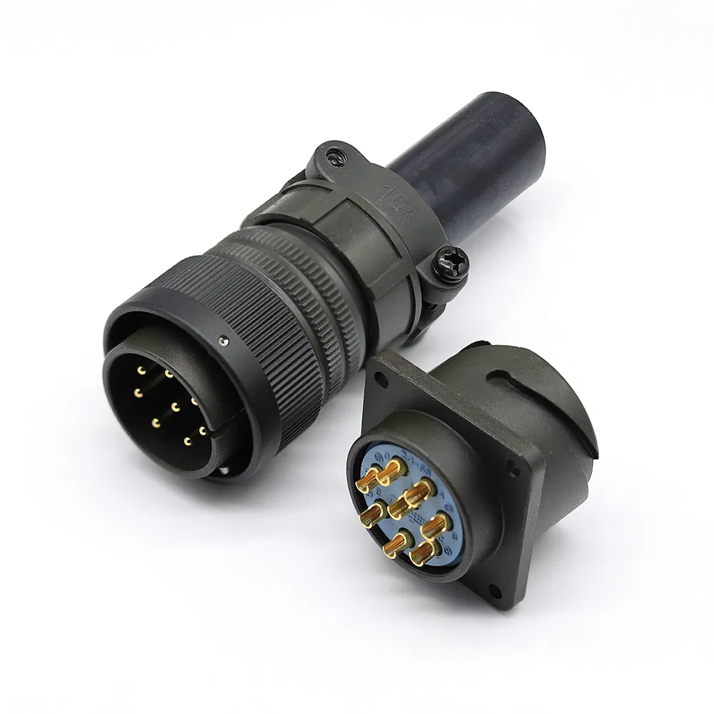 Vg95234 24s-6 8pin Ms3106A Ms3102A Enchufe Soldadura Conector Circular Bayoneta