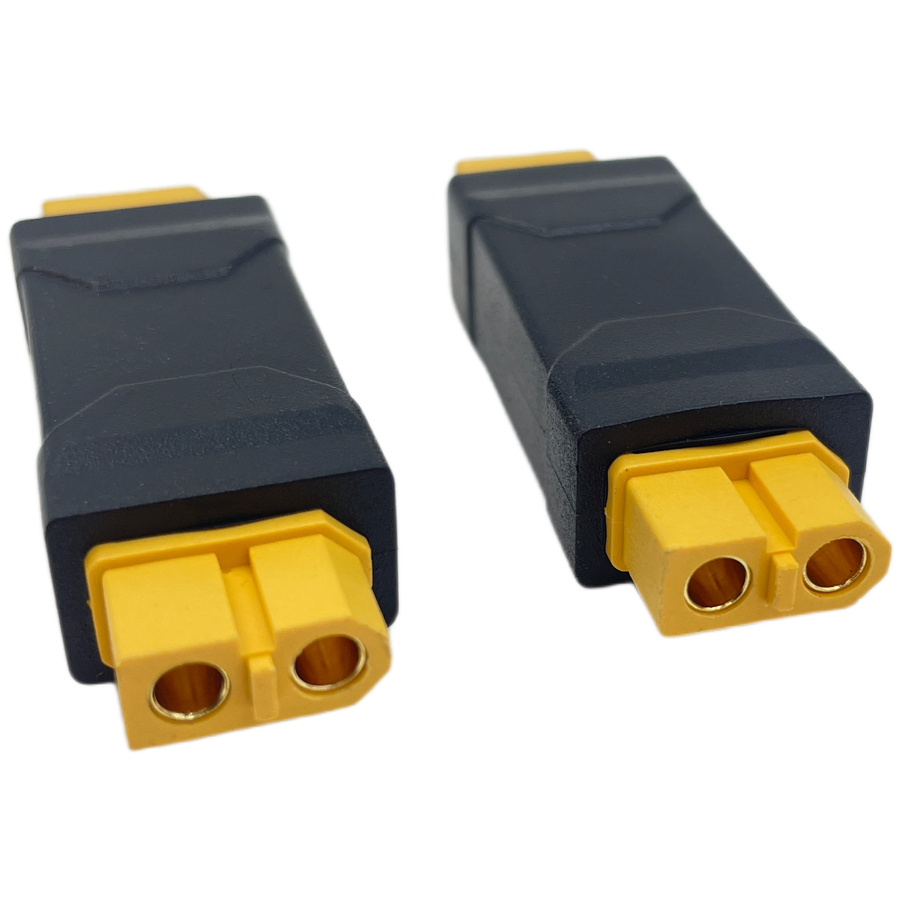 Xt60 Adaptador de conector de batería de potencia de macho a hembra para automóvil
