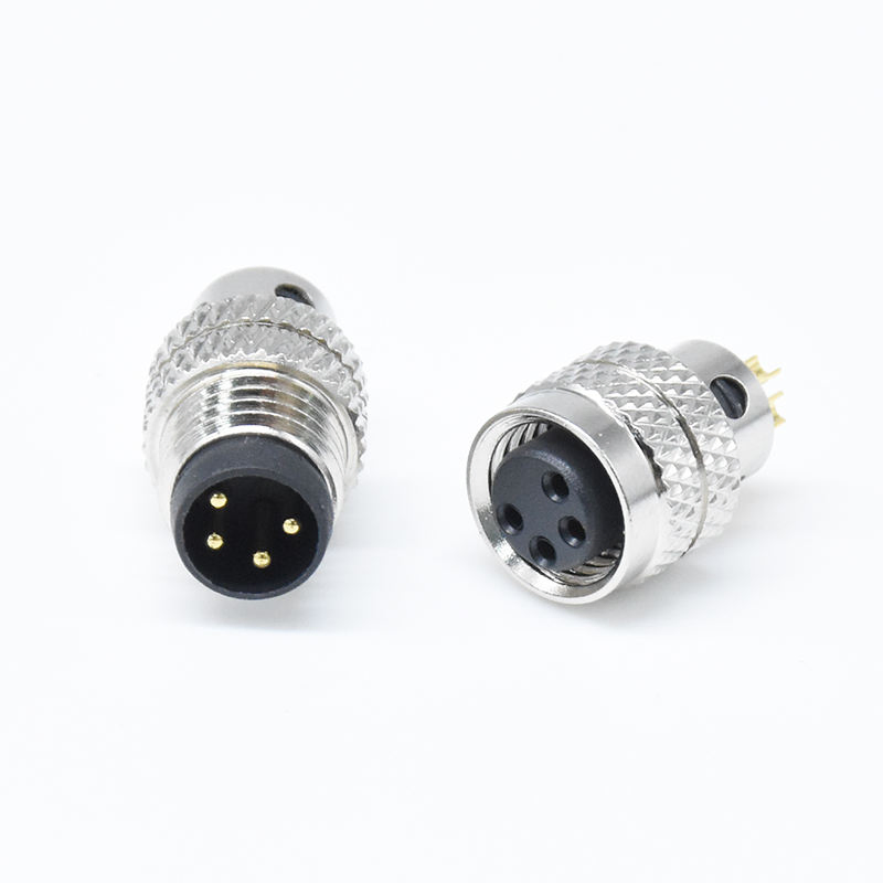 M8 4p Conector de inyección moldeada hembra para sensor 4pin Conector eléctrico automotriz a prueba de agua M8 Conectores de cable moldeados