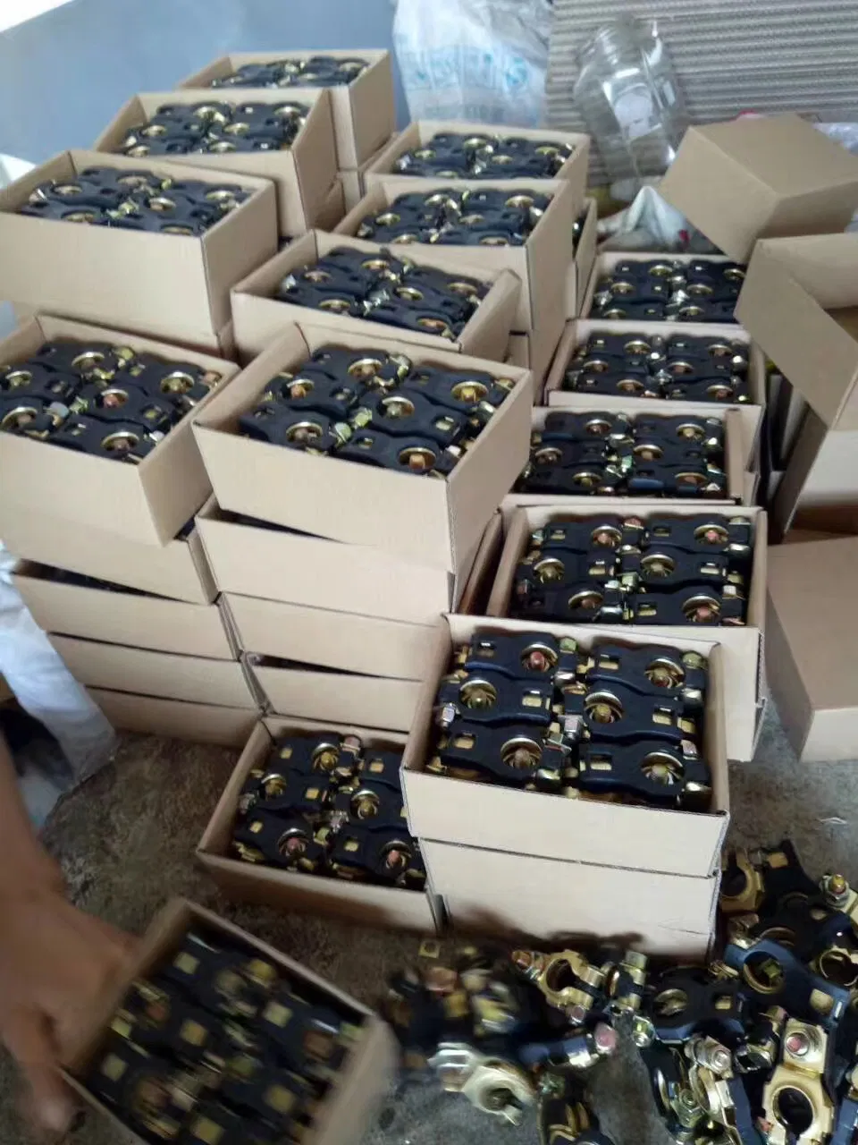Cajas de cartón de embalaje de terminales de batería