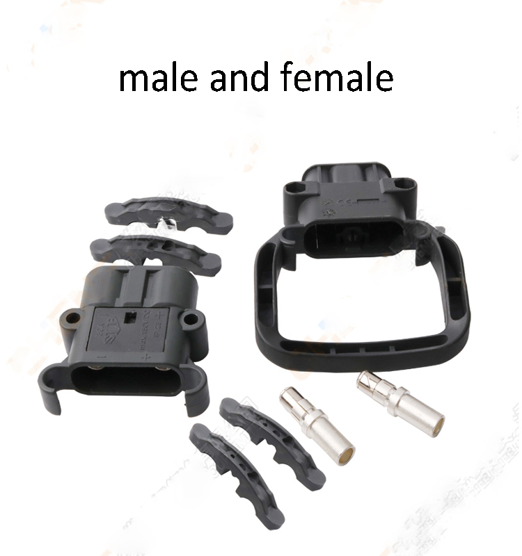 Conector de potencia de carretilla elevadora de doble polo Sb40, Sb50, Sb120, Sb175, Sb350 enchufe de batería de UPS solar PV 40A, 50A, 120A, 175A, 350A conector automotriz