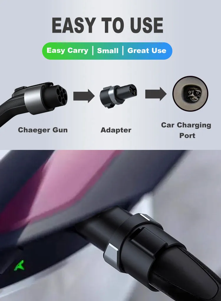 Tipo 2 Conector de Cargador de Vehículo Eléctrico para Carga Rápida