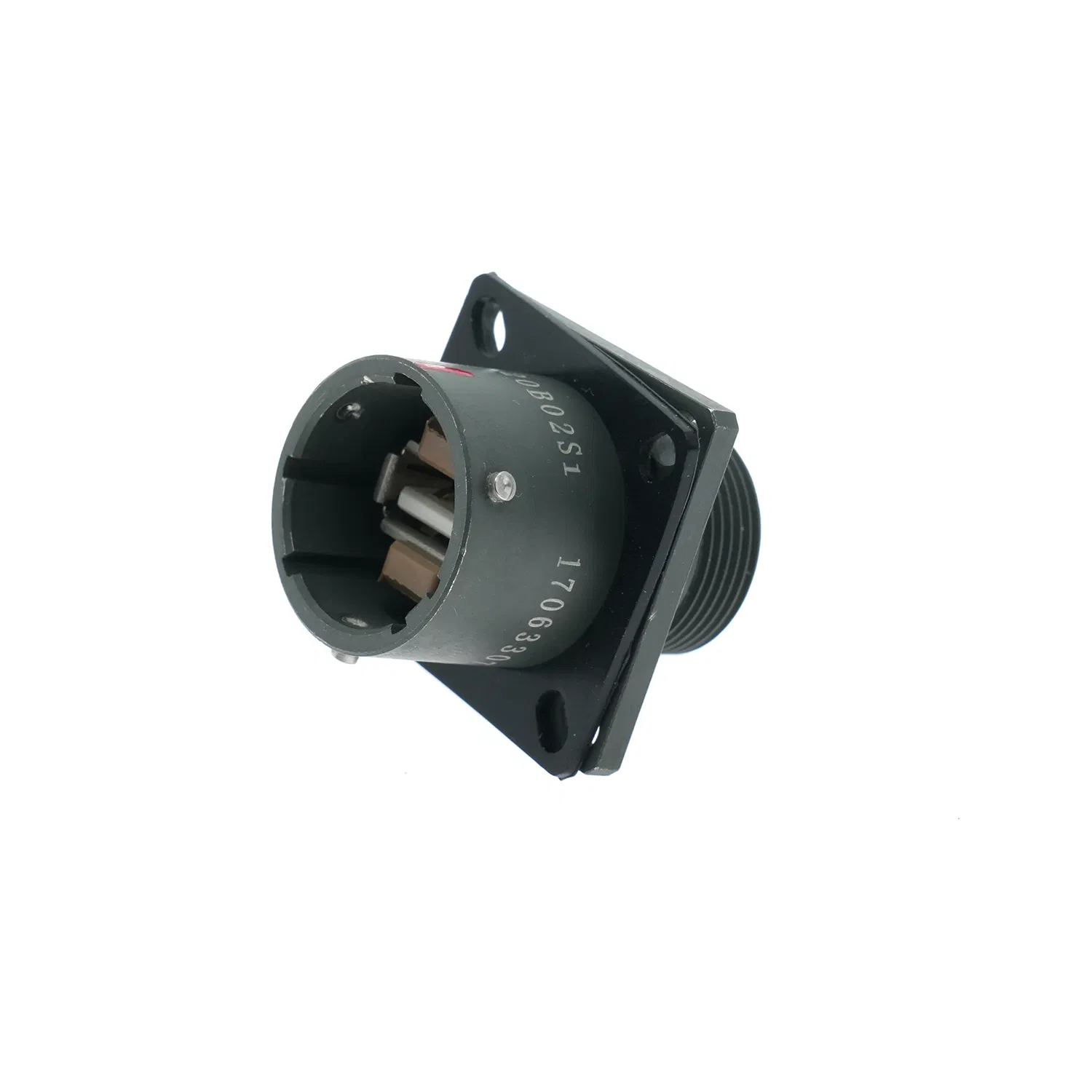 Yw1 20b02s1 1 Conector eléctrico hembra de cable de arrastre y empuje de terminal a prueba de agua, enchufe de arnés de cable de potencia RF, conector rectangular circular