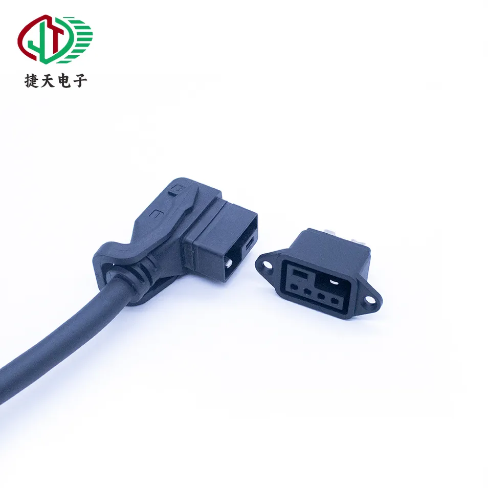 2+4 Gabinete de intercambio de carga y descarga de vehículos eléctricos, con conector impermeable para carga de batería de litio de motocicleta