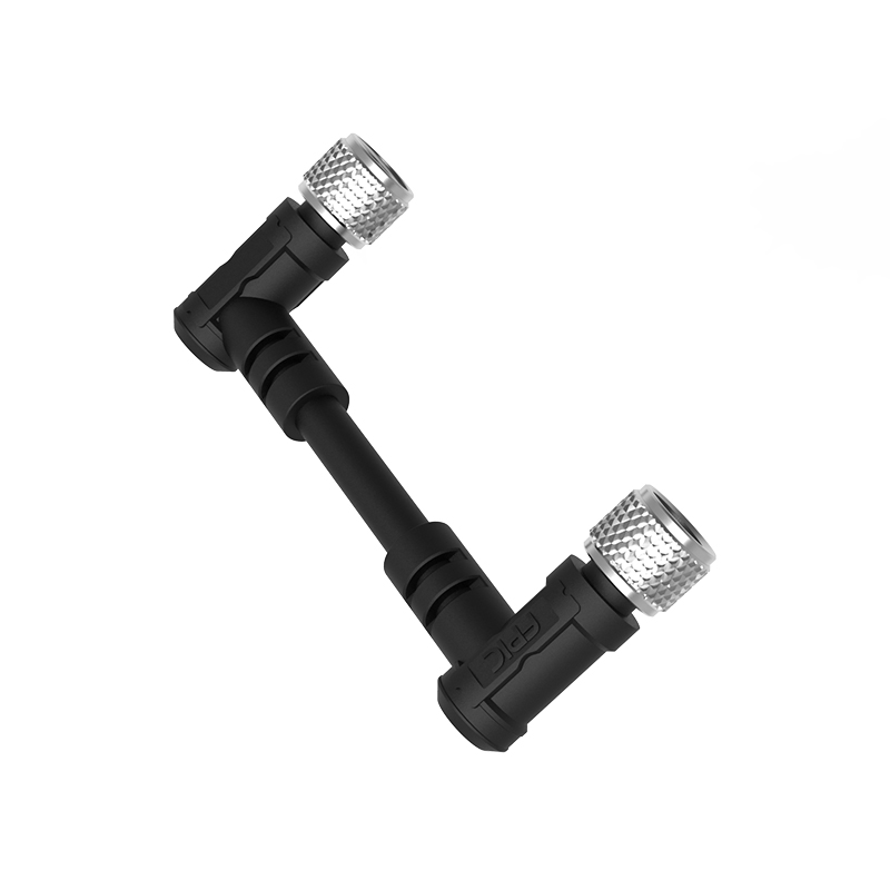 OEM ODM 3 4 5 6 8 12 Pin Macho Hembra Enchufe Metal Circular Sensor Pasacables Cable Impermeable IP68 Cable Moldeado M12 Conector