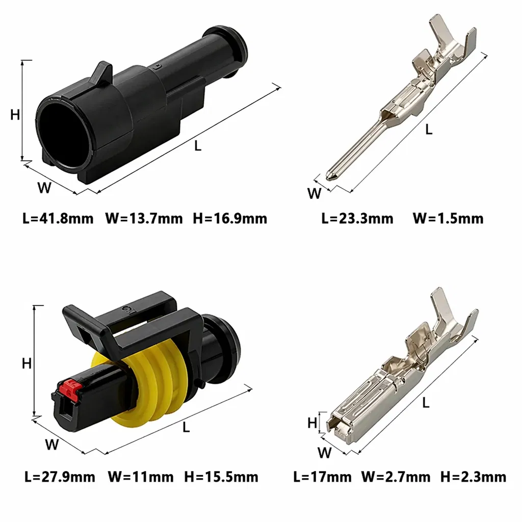 Conector Impermeable Vista Posterior