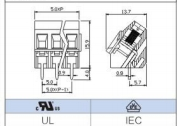 45 Conectores de bloque terminal aislados para automóviles Xy103