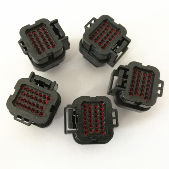 Conector Eléctrico Tyco/ECU 3-1437290-7 Tipo de Pin 26 Conectores a Prueba de Agua para Automóviles 34pin