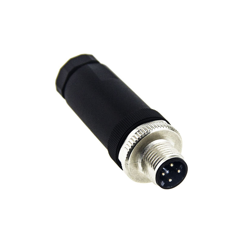 M12 Conector 2 3 4 Conector Eléctrico de Aviación Circular Masculino Femenino Sensor