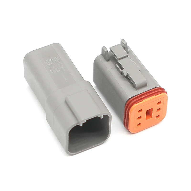 2/3/4/6/8/12pin Conectores de alta calidad a prueba de agua de la serie Dt, conectores automotrices macho y hembra, venta directa de fábrica de conectores para automóviles Dt04 Dt06
