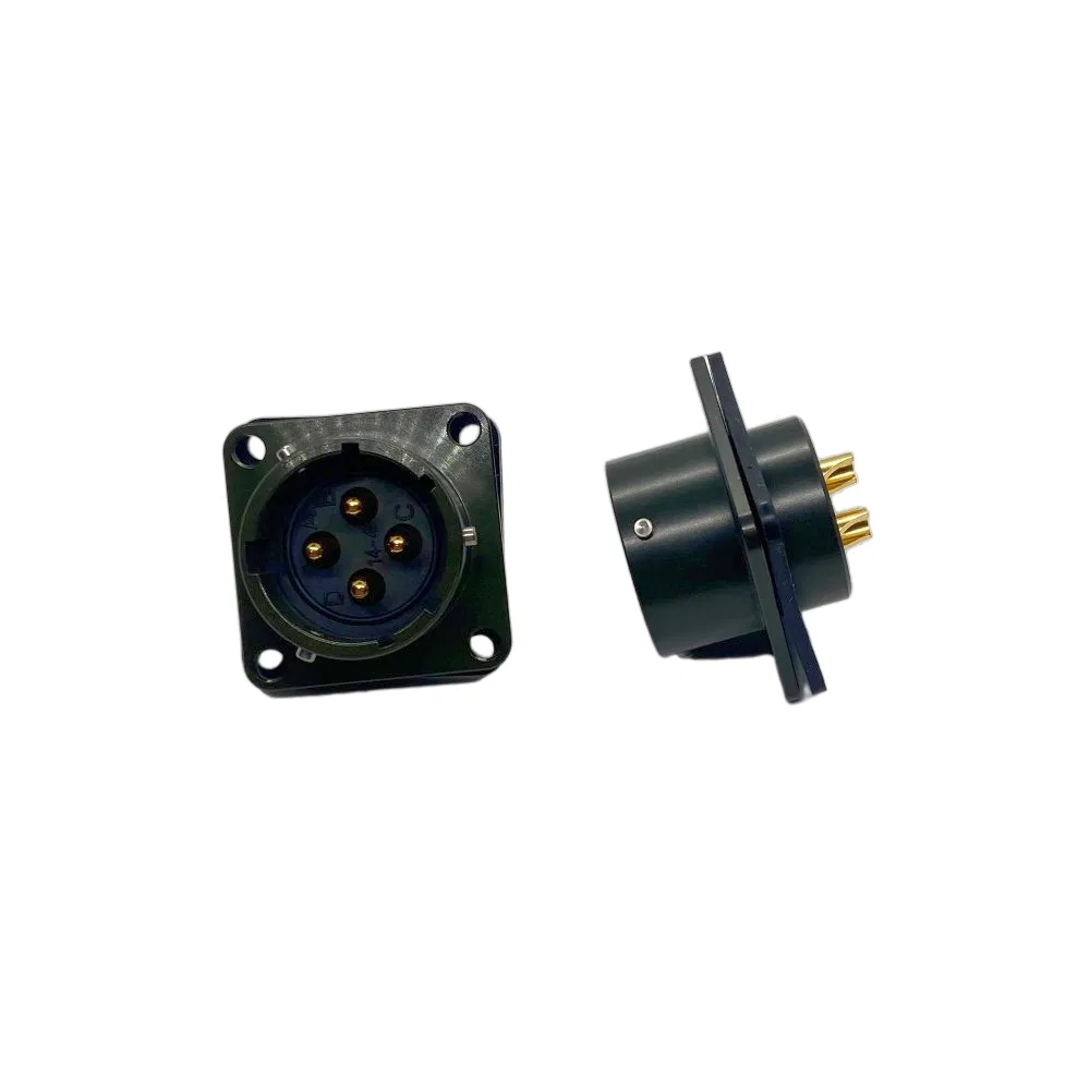 Conector de cable impermeable IP67 M3112e 14-4p de 4 pines