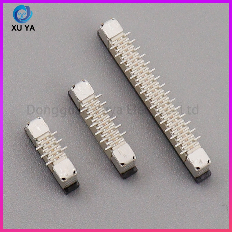 Conector plano SMT FPC FFC vertical de fábrica OEM 0.5mm para electrónica automotriz y dispositivos de hogar inteligente con alta precisión