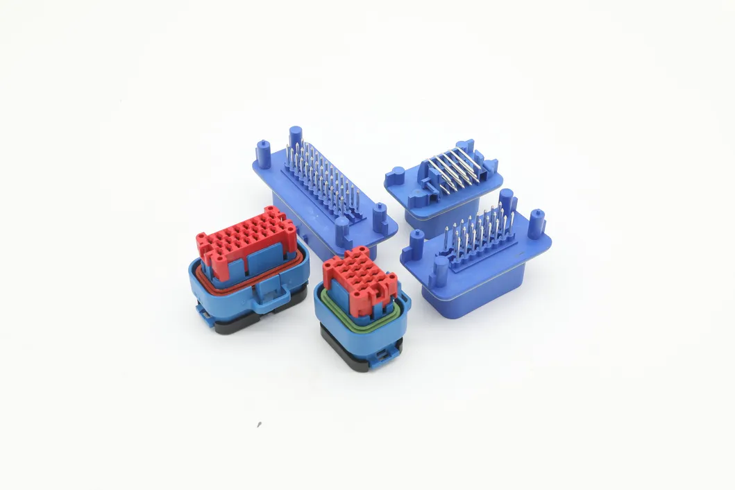1-776231-1 35pin Conector ECU vertical negro a prueba de agua para automóviles, conector PCB de la serie Ampseal