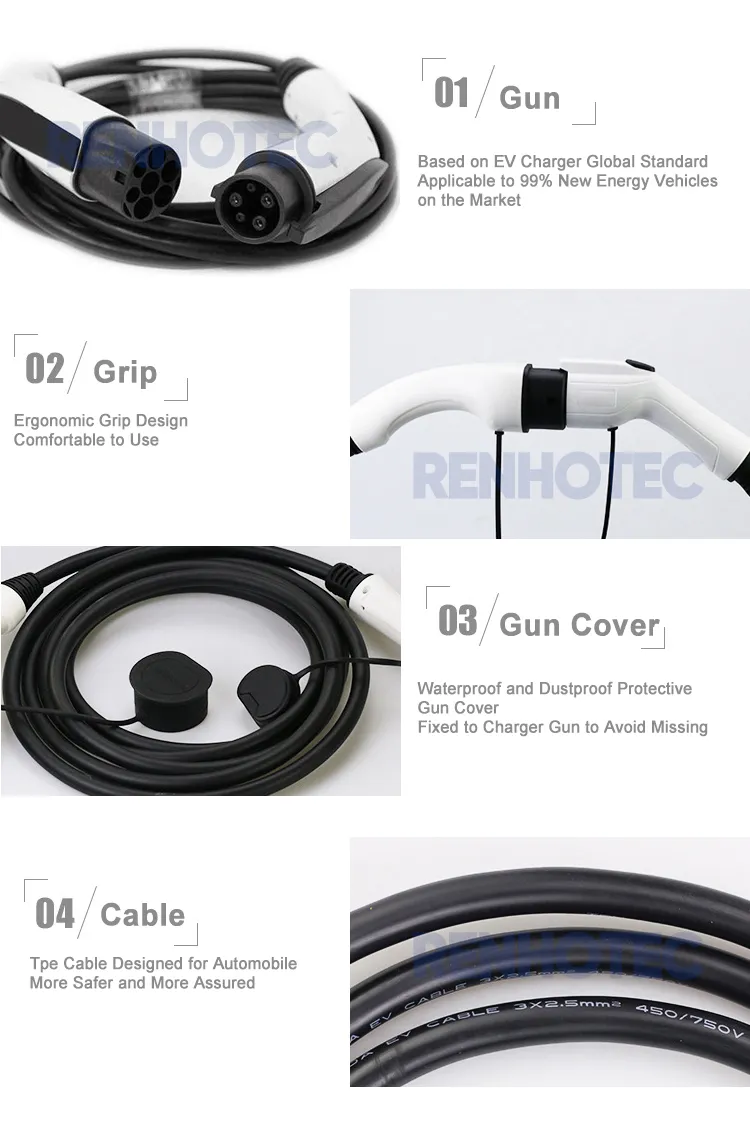 Adaptador de enchufe IEC a conector SAE para cargador de vehículo eléctrico EV