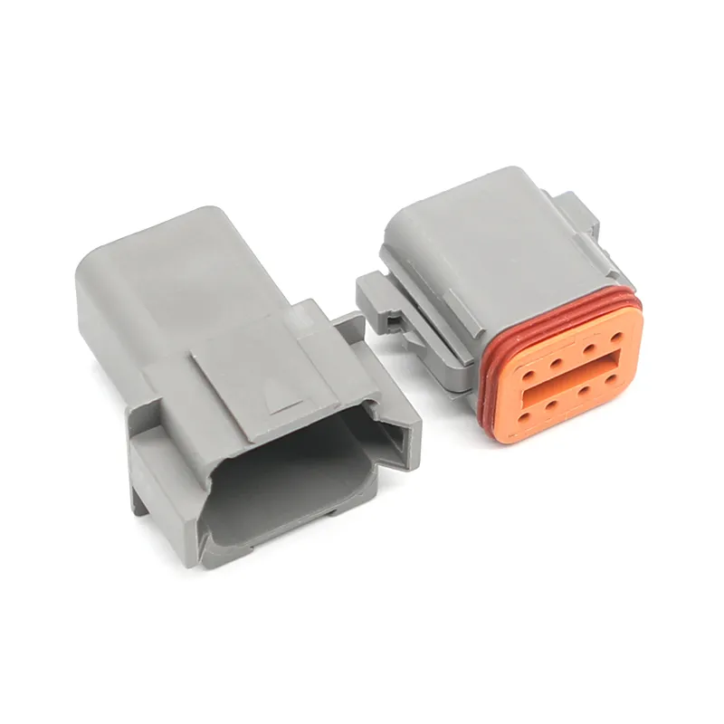 2/3/4/6/8/12pin Conectores de alta calidad a prueba de agua de la serie Dt, conectores automotrices macho y hembra, venta directa de fábrica de conectores para automóviles Dt04 Dt06