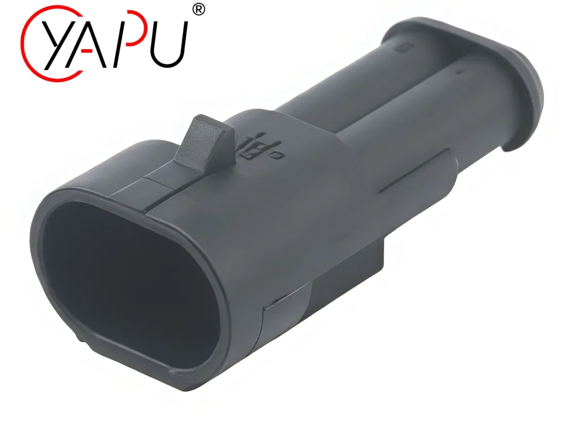 282103-1, 282079-1, 282104-1, 282080-1, 282105-1, 282087-1, 1-6 Conector Automotriz Femenino de Pin Fale PA66 Fábrica Mayorista de Carcasa de Receptáculo Impermeable