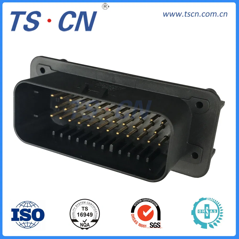 Conector de alojamiento de cabezal PCB vertical para ECU automotriz eléctrica 23ways conector de cabezal PCB 776200/776200-1/776230