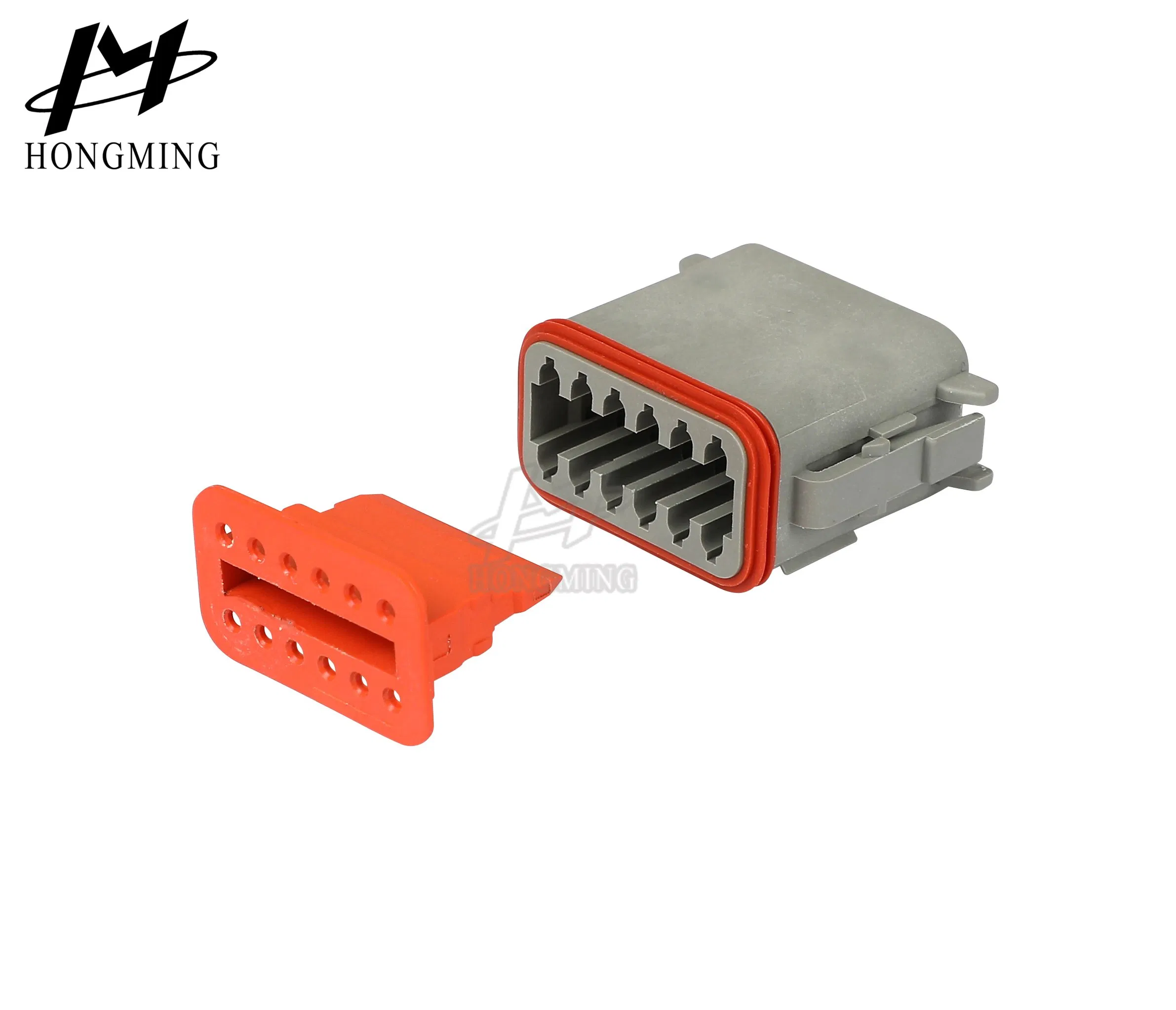 Conector Deutsch adecuado para el motor de la puerta de aceite 12-Wire con enchufe macho hembra, piezas de maquinaria de construcción