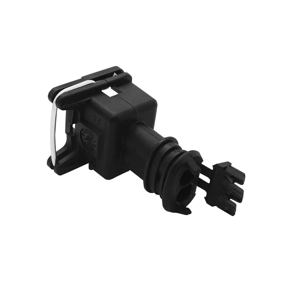 Fabricación 2p Conector de enchufe del arnés del sensor de temperatura del agua del automóvil y bocina de caracol