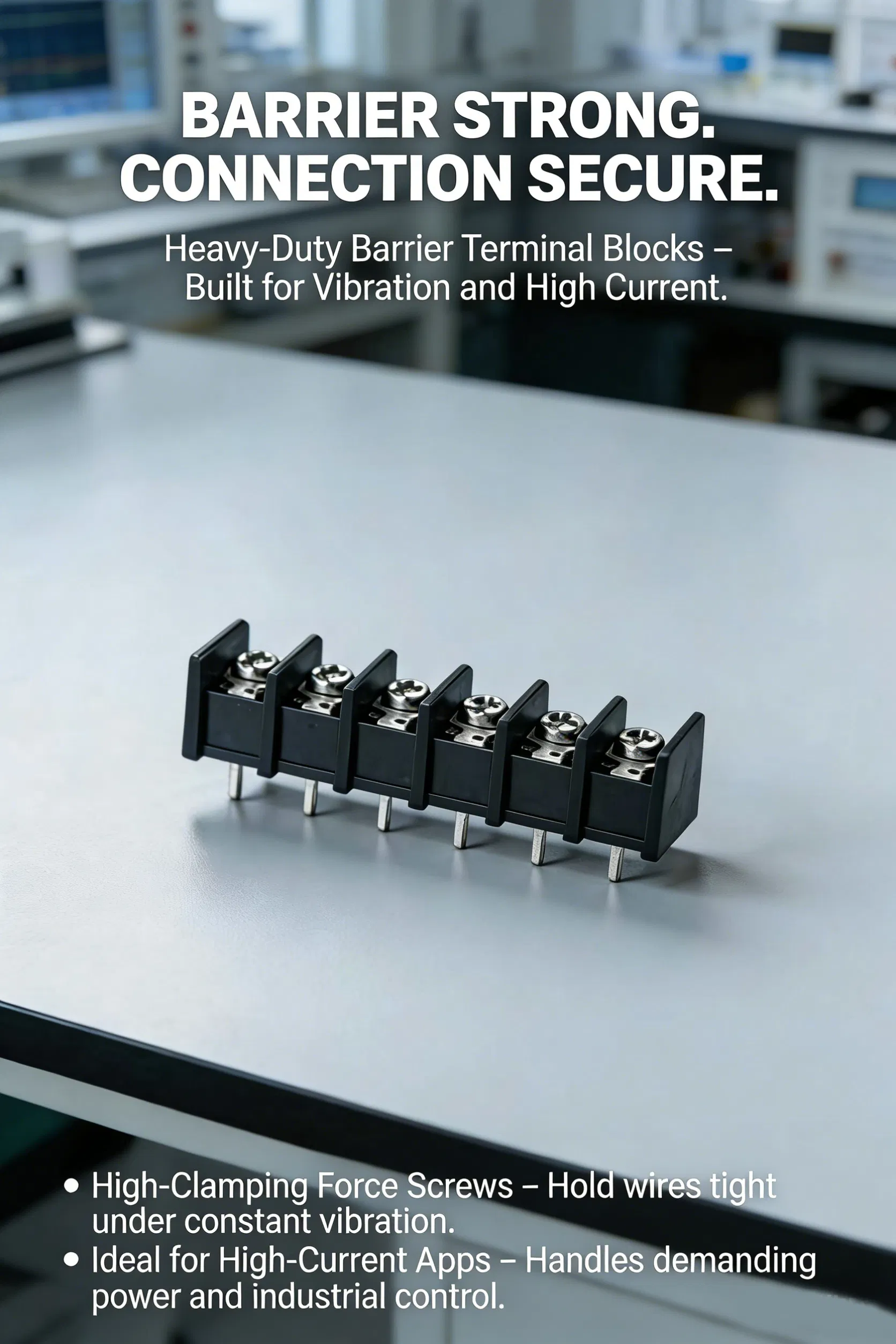 Accesorios de cableado de potencia y montaje en PCB