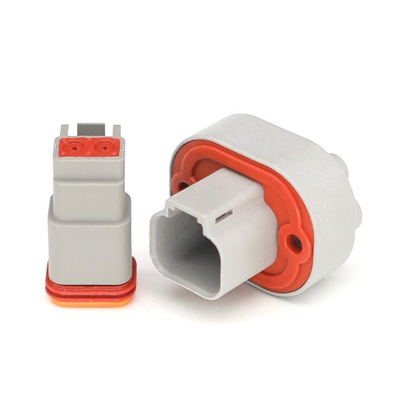 2/4/6/8/12pin Dt15 Conector Automotriz Impermeable Dt Pin Recto Montaje PCB Cabeza Cable a Placa Enchufe Socket Venta Directa de Fábrica