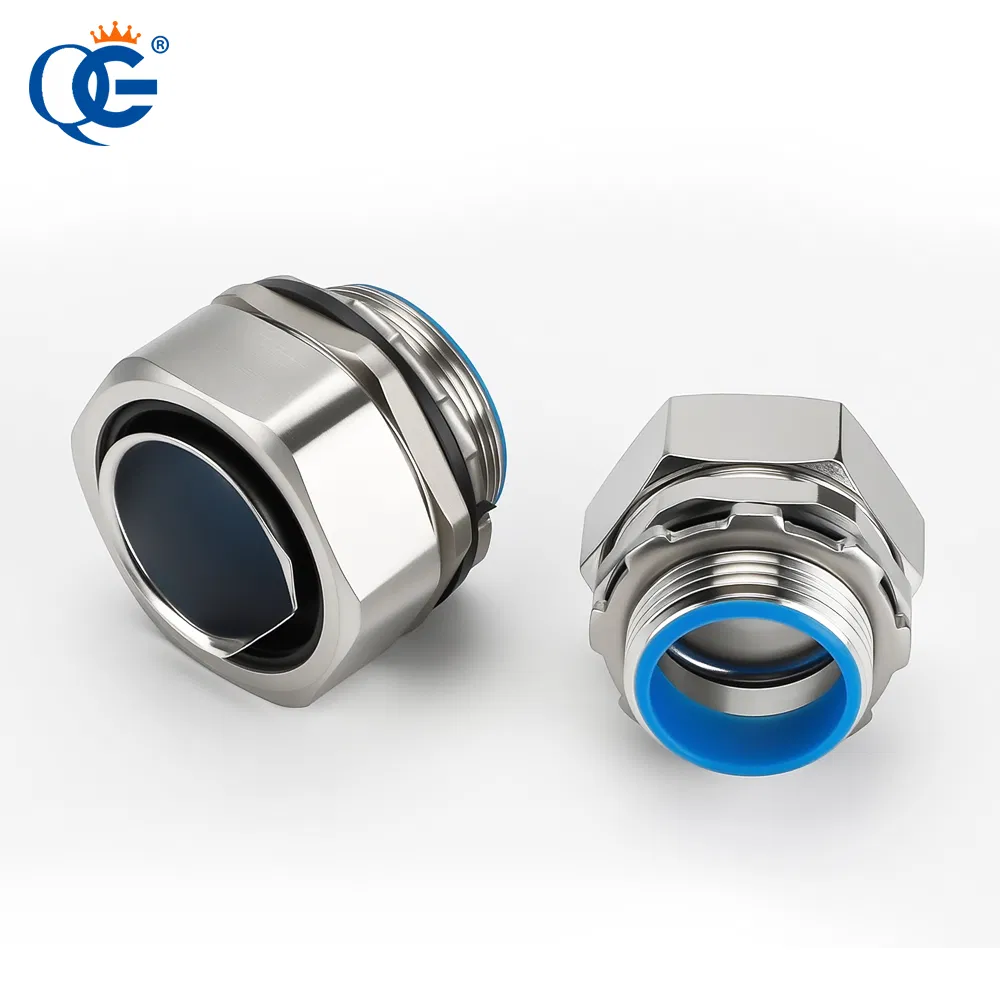 Conector de manguera de metal para equipos eléctricos y motores