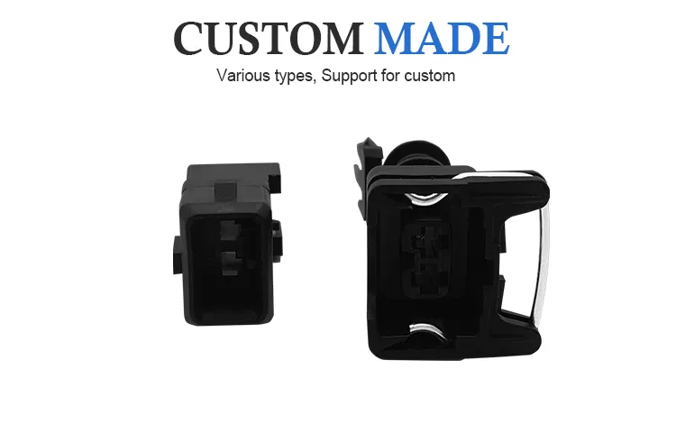Fabricación 2p Conector de enchufe del arnés del sensor de temperatura del agua del automóvil y bocina de caracol